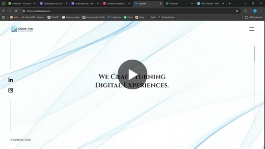 #aws #cloudcomputing #cloudfront #route53 #s3 #devops #webdeployment | Dhruvi Patel