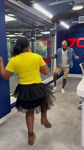159K views · 643 reactions | 702’s Music and Jazz host Nonn Botha shows some reggae dance moves to Clement Manyathela What do you think of his improved moves? 來 | 702 | Facebook