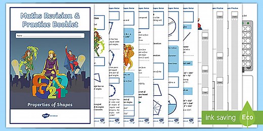 Year 6 SATs: Maths Properties of Shapes Revision & Practice Booklet