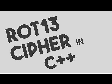 ROT13 Encryption and Decryption in C++