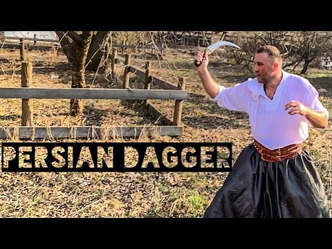 Dagger Khanjar Knife Fight Technique / Персидский Кинжал Ханжар