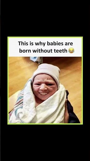 Why Babies Are Born Without Teeth... (STAY UNTIL THE END) 😱 #viral