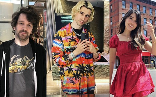 xQc says Destiny's alleged revenge po*n scandal is the "exact same thing" as ExtraEmily's body-count spreadsheet drama