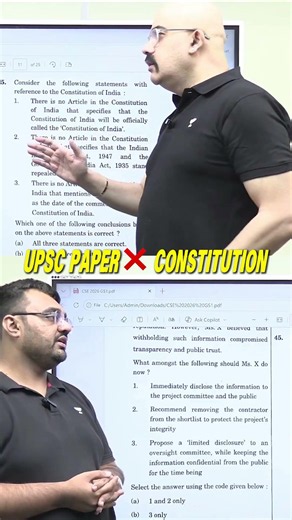 UPSC Prelims 2026 FIRST REACTION, POLITY Questions Review | UPSC CSE 2026