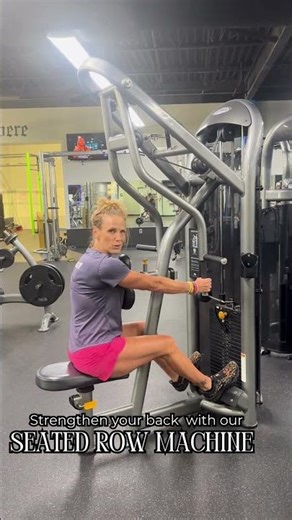 Temple Fitness Seated Row Machine