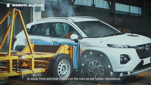 Maruti Suzuki Releases Crash Test Video of Fronx, Explains Crumple Zones » Car Blog India