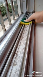 6.3M views · 11K reactions | Wow! Check out this great hack to clean your window and sliding door tracks! | PRG Apartments | Facebook