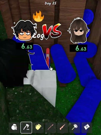 1000 TREES SPEEDRUN😮 (GF vs BF) in 99 Nights in The Forest #filterchallenge #roblox #reelschallenge