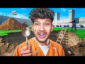 PRISON ESCAPE WITH JUST A SPOON! 😱Prison Escape Simulator! #01