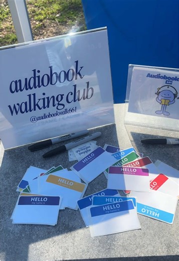 Successful Audiobook Walk and Book Swap Event