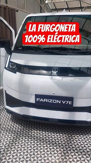 Farizon V7E: La furgoneta eléctrica china y de tamaño medio que da 475km de autonomía y vale 25.350€