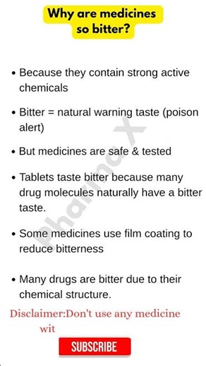 Why Do Medicines Taste So Bitter? 🤔 | The Real Science Explained