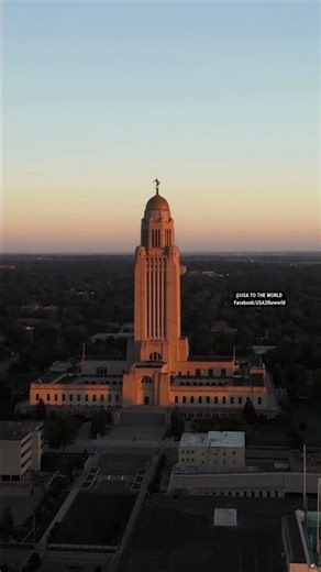 You Won’t Believe This View of Lincoln, Nebraska 🇺🇸 (Hidden Gem!) #shorts #travel #usa