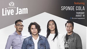 [WATCH] Rappler Live Jam: Sponge Cola