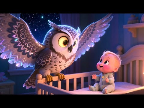 Owl Watching Baby Night 🦉🌙 Fun Kids Song | Baby’s Magical Night Adventure