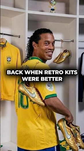 Retro Football Kits That Never Go Out of Style ⚽ #shorts