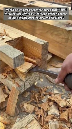 Amazing Power Chisel Machine For Traditional Timber Joinery Crafts