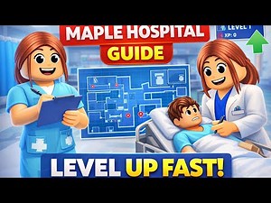How to Level Up in Maple Hospital 🏥 | Patient Care & Hospital Tour (Roblox)