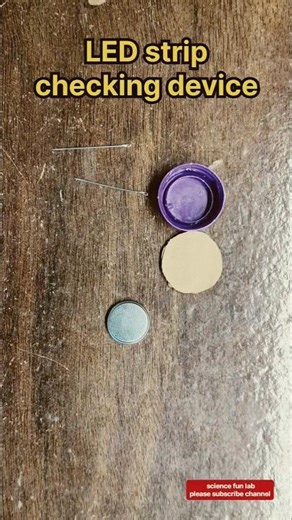 LED strip checking device #shorts #science #chemistry #physics #biology #experiment