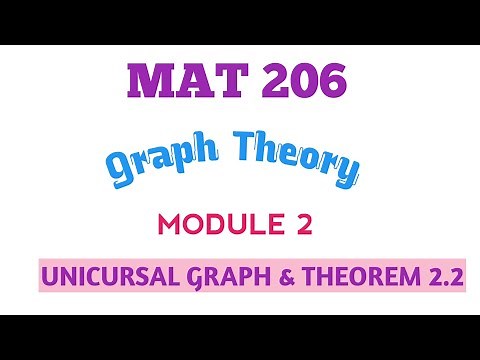 MAT 206/Unicursal graph/ In a connected graph with exactly 2k odd vertices, there exist k edge ...