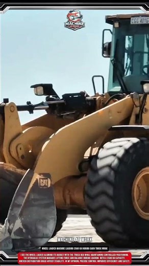 Wheel Loader machine Loading 2500 kg During Sand Truck Work