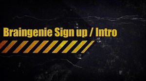 Braingenie Sign Up - Intro