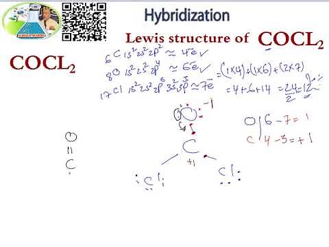 LEWIS STRUCTURE - HYBRIDIZATION COCL2