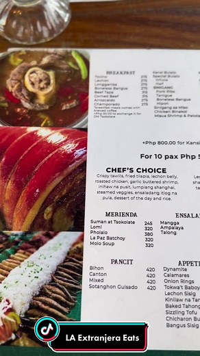 Dahon at Mesa Tagaytay Menu and Prices 2024