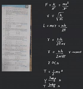 The shortest wavelength in hydrogen spectrum of Lyman series wh... | Filo