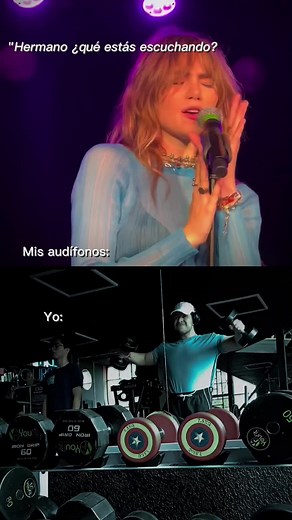 Muscular Man Dancing at the Gym with Suki Waterhouse Song