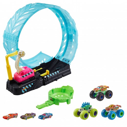 Hot Wheels Monster Trucks Glow in the Dark Epic Loop Challenge Playset - Samsclub.com