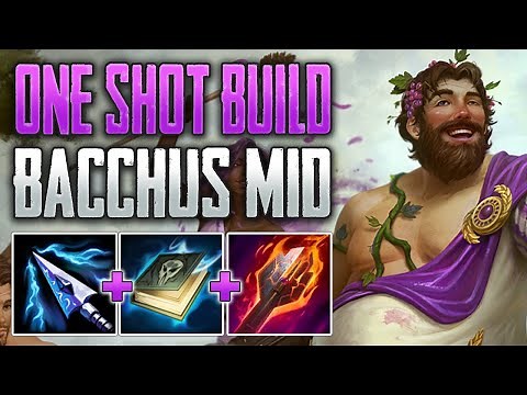 INSTANT KILLS! Bacchus Mid Gameplay (SMITE Conquest)