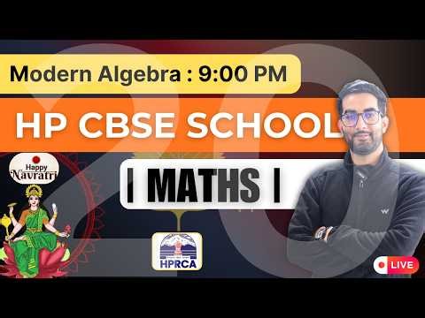🎯MODERN ALGEBRA| H.P CBSE Maths Teacher,One Shot By Nitesh Sir🔥