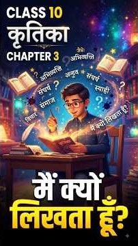 class 10 kritika ch 3 mea kyo likhta hu ? easy explanation in easy way