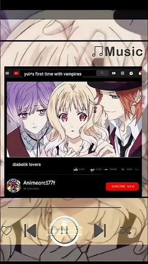 『diabolik lovers..🔱』#animearc177t #diaboliklovers#sakamari#anime#romantic#ttenfing#vital#vampires#bl