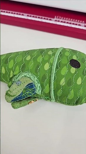 Stitching the Moonfish Doll on a Husqvarna Viking