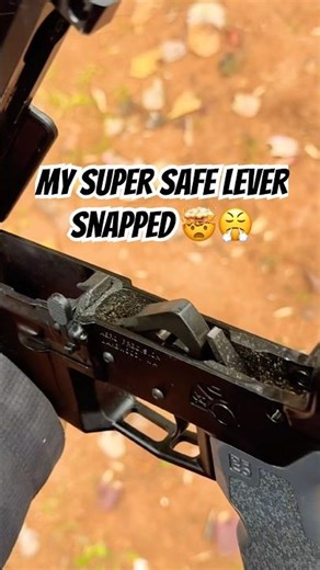 Super safe lever broke smh😪😤 #airsoft #arp #gunshorts #mustwatch #viralshort #warzone #draco #fypシ