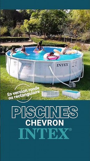 La piscine chevron Intex | Piscineco.fr