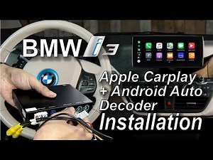 Apple #Carplay & #AndroidAuto Install to #BMWi3 #iDriveNBT [ENG SUB]