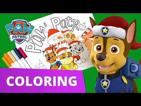 Color with PAW Patrol – HAPPY HOLIDAYS! - PAW Patrol Official & Friends