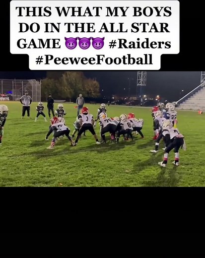 Walking highlight real 🔥🔥🔥 7u peeweefootball allstar game this what my boys do #Raiders #BuffaloNY #peeweefootball #highlightreel #touchdown #viralvideo #explore