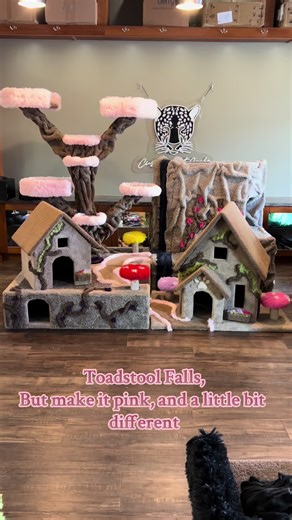 Custom Cat Cribs Inspired by Toadstool Falls