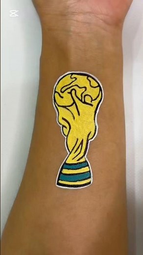 How to Draw the FIFA World Cup Trophy #FIFAWorldCup #WorldCupTrophy #HowToDraw #FootballArt