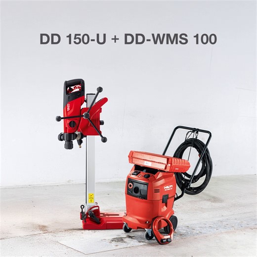 If every core leaves behind a slurry mess, productivity and safety both take a hit. Using the DD 150-U core drill together with the DD WMS 100 Water Management System helps manage water and slurry as you drill, so coring stays cleaner and more controlled. Learn more: https://hilti.to/9y5dw7 #Hilti #MakingConstructionBetter #Coring #DustControl | Hilti