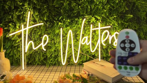 Custom Neon Signs, Neon Name Sign Customizable for Wall Decor, Personalized Neon Signs Larger LED Light up Sign Customizable for Bedroom Wall Decor, Neon Name Sign For Wedding Birthday Shop