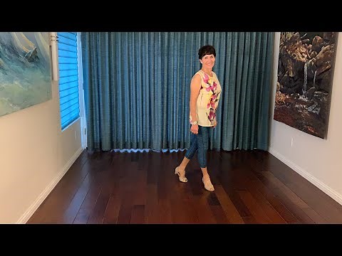 I Was On A Boat line dance demonstration and tutorial by Stephie