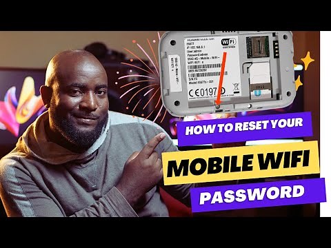 How to Quicly reset your Mobile WiFi Password to default !