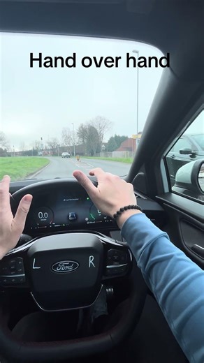 Hand over hand method #driving #fyp #shorts #steering