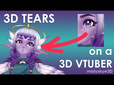 Add 3D particle tears to your 3D VTuber using Unity and VSeeFace