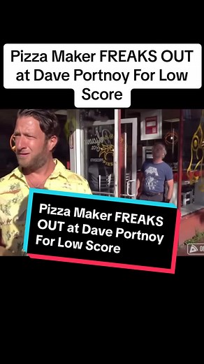 Pizza Maker FREAKS OUT at Dave Portnoy For Low Score